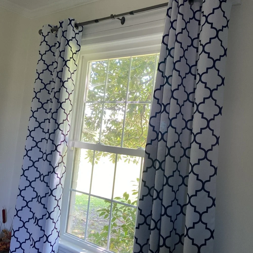 HLC Home 2 Sets of Room Darkening Curtains/Drapess